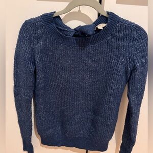 Blue sweater shirt